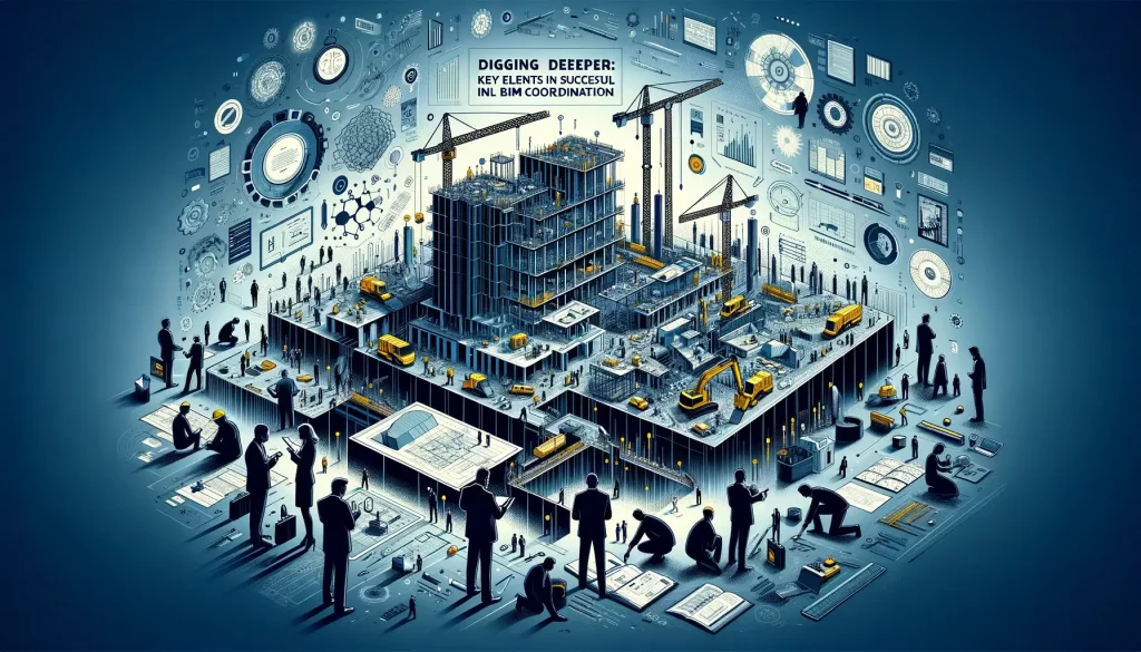 ai generated image of Key Elements in Successful BIM Coordination